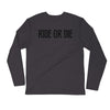 Men's Bold Charcoal/Black Long Sleeve Shirt