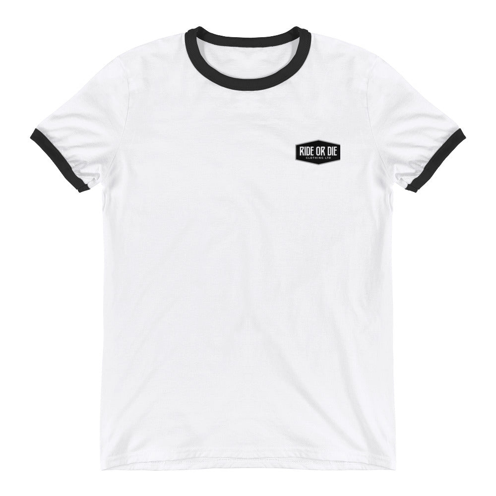 Men's Badge Retro White/Black T-Shirt