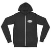 Men's Badge Black/White Zip Hoodie