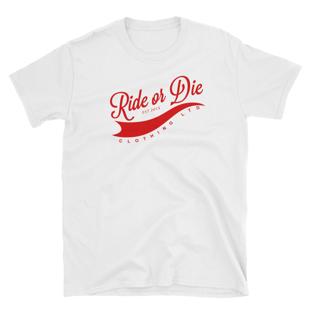 Men's Classic White/Red T-Shirt