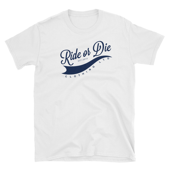 Men's Classic White/Blue T-Shirt