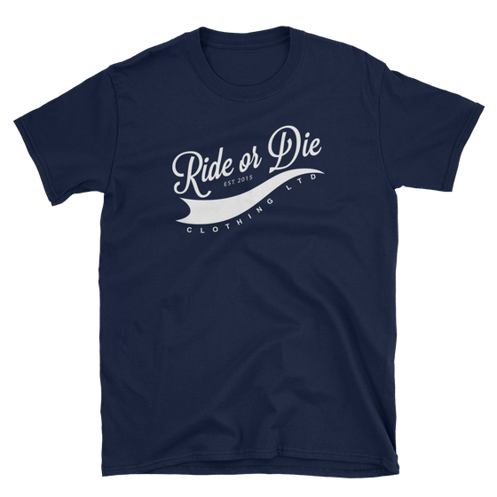 Men's Classic Navy Blue/White T-Shirt