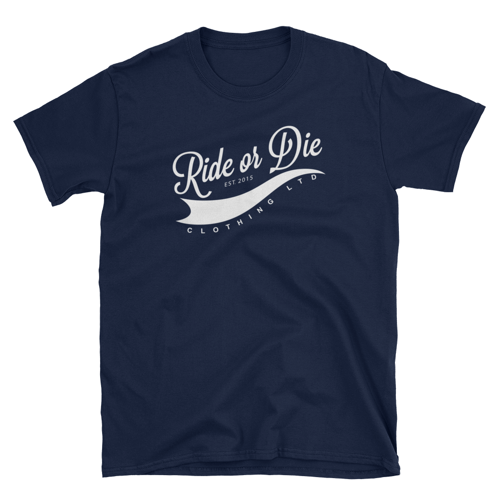 Men's Classic Navy Blue/White T-Shirt