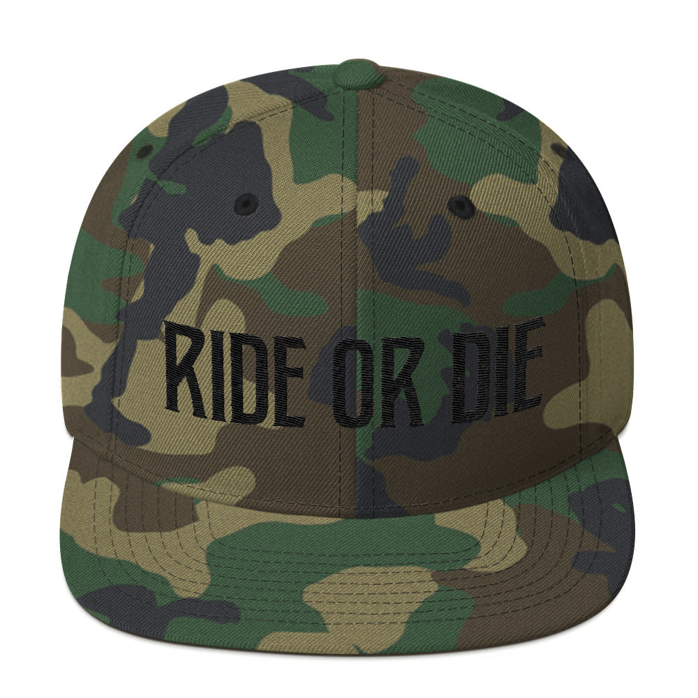 R.O.D. Bold Camo/Black Snapback