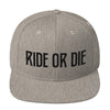 R.O.D. Bold Heather Grey/Black Snapback