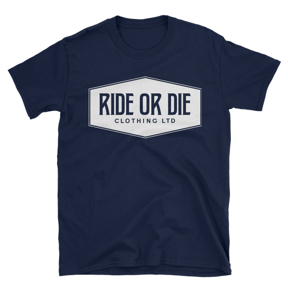 Men's Badge Navy Blue/White T-Shirt