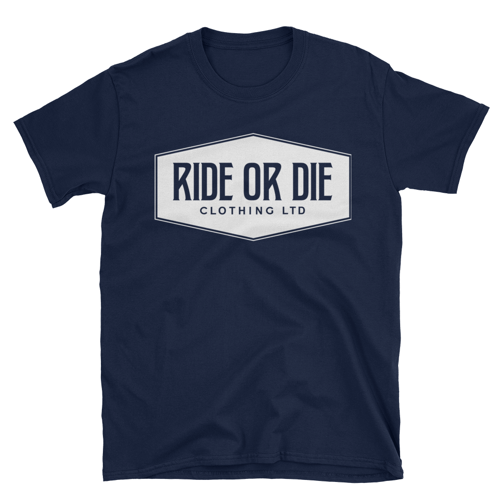 Men's Badge Navy Blue/White T-Shirt