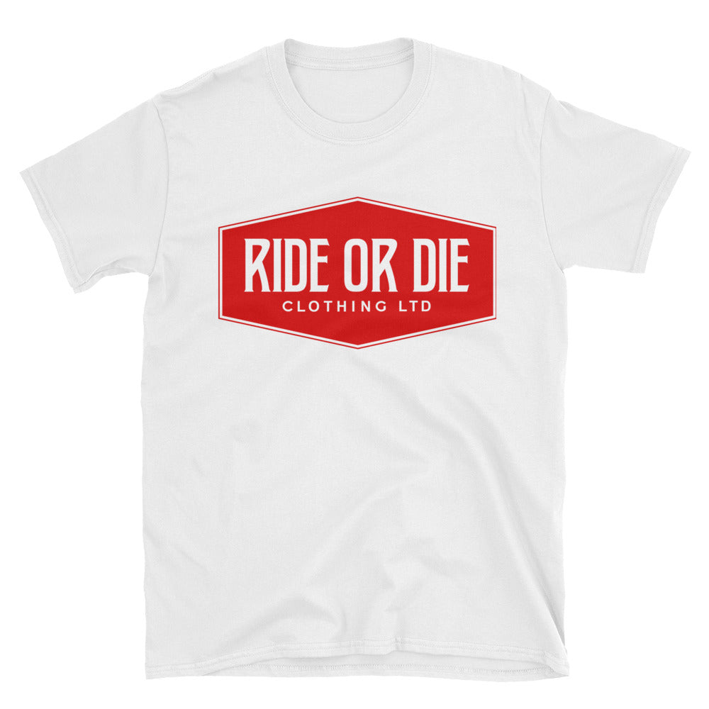 Men's Badge White/Red T-Shirt